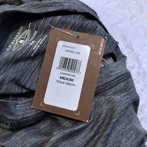 G.H. Bass NWT Grey Performance Shirt Men M - Picture 11 of 12